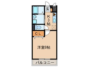 アンプルール リーブル SanteIの物件間取画像